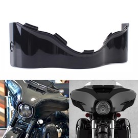 HIYOYO Gloss Black Batwing Outer Fairing Lower Trim Skirt for Harley for Harley Touring Electra Glide Street Glide Ultra Limited FLHX FHLT FLH 2014-2023
