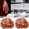 AKOAK 100 Pcs Acrylic Nail Practice Fingers, Replacement Patch Head,