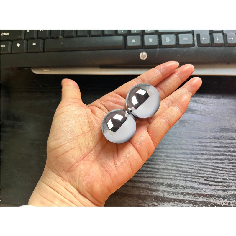 Tianigo Stainless Steel Baoding Balls Set, 1.2 Inches Chinese Health