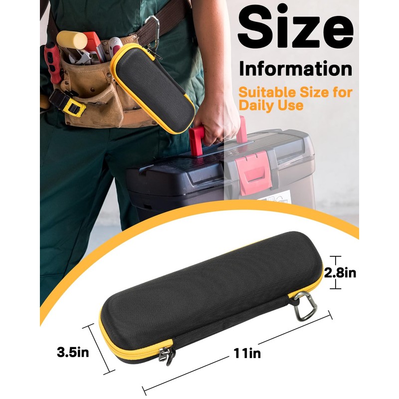 RAIACE Hard Carrying Case for Fluke T5-1000/T5-600 Electrical Voltage, Continuity