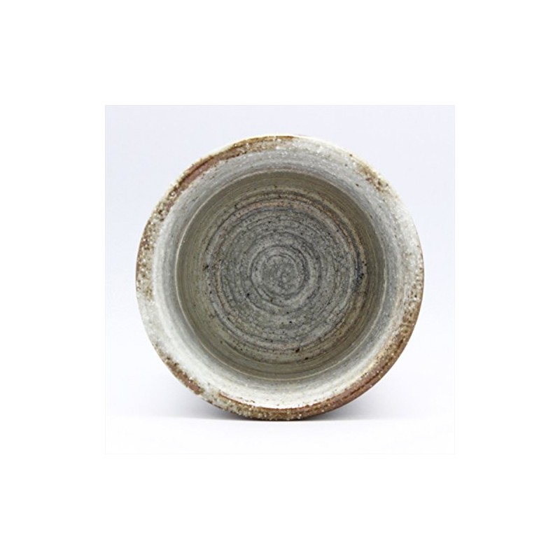 Mino Ware 549-0005 Yasuhisa Matsuura Guinomi Ochoko White Brush, Capacity: