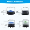 Hibbent 12 Pcs Faucet Aerator with 6 Pcs Faucet Aerator