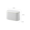 SOVYOULIVE Mini Countertop Trash Can, Small Desktop Garbage Can for