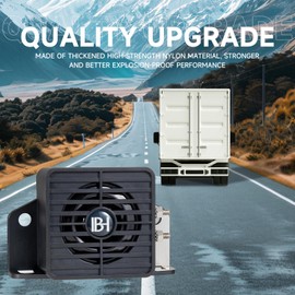 BANHAO Backup Alarms Reverse Warning Alarm Beeper for Truck 12V/48V 110dB Super Loud Back up Siren for Universal Vehicle Van Truck Forklift Lorry Heavy Equipment…
