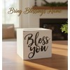 Young's Inc. Wood Bless You Tissue Box Cover - Tissue