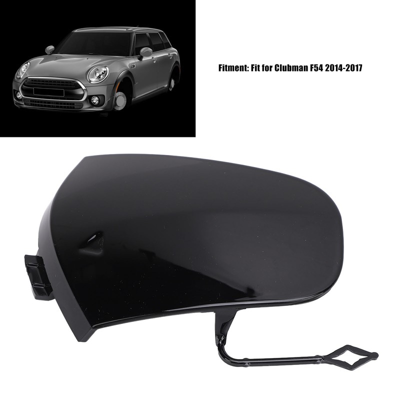 Front Bumper Tow Hook Eye Cover 51117376447 Black Tow Hook