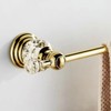 WNEBATH Crystal Gold Towel Bar, Gold Adjustable Bathroom Towel Holder