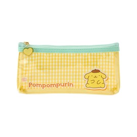 Sanrio 642444 Clear Pen Case, Pompompurin, PVC, Laminated Cotton, Recommended Ages: 3 years and up