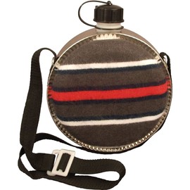 Rothco 2 Quart Large Canteen with Carry Strap Water Bottle Travel Camping Hiking Camo - Blanket Cover