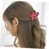 Healvian 6pcs Large Flower Ponytail Clip Non- Hair Holder for