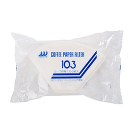 Sanyo Sangyo NO-103-100 THREE FOR Coffee Filter, NO Series, For 5 to 7 People, 100 Sheets