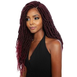 MULTI PACK DEALS! Mane Concept Passion Twist Crochet Braids Pre-Stretched 2X Grande Nomadik Twist 18" (5-PACK, 1)