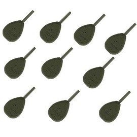 10x Carp Fishing Weights 1.5oz 2oz 2.5oz 3oz 3.5oz Inline Style NGT (1.5oz)