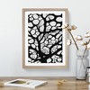 A Monochrome Tree No.6 Framed Print for Living Room Bedroom