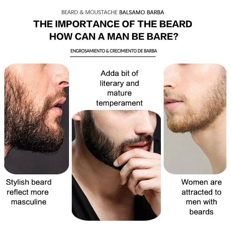 Kit Unidades Balsamo Crecer Barba Menta