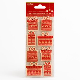 Italian Options Nordic Scandinavian Card Making Craft Decoration (Pack of 8)