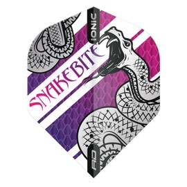 RED DRAGON Snakebite Hardcore Dart Flight Collection 5 Sets Per Pack (15 Flights in Total)