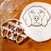 Short Haired Hungarian Pointer Dog Face Cookie Cutter (Vizsla) 1