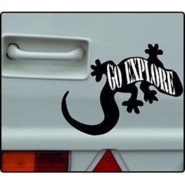 Go Explore Lizard Van Life Sticker #Vanlife Decal Roaming Free Motorhome or Caravan