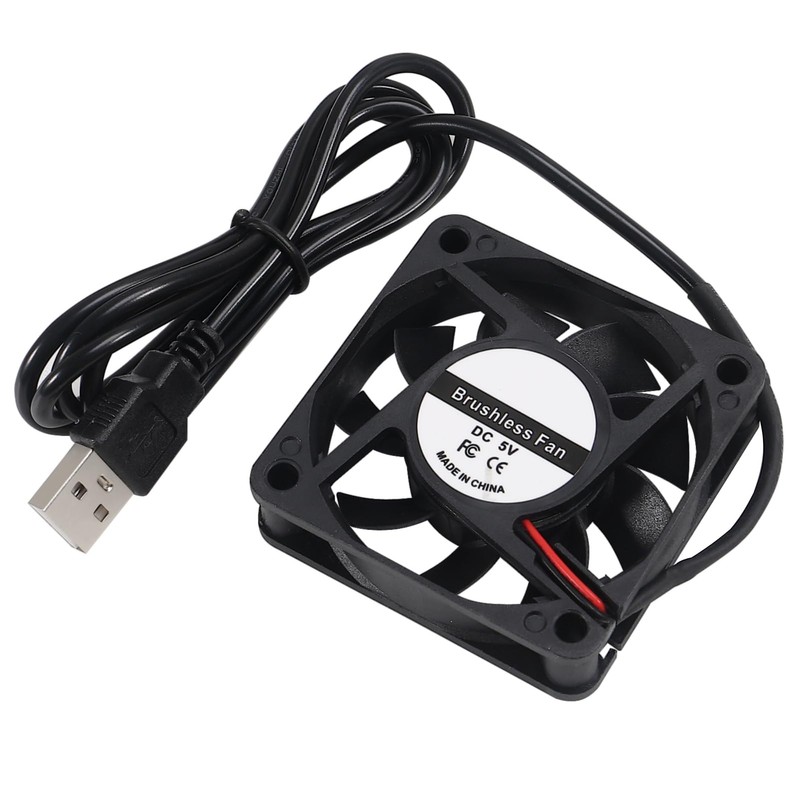 4 Pack 6015 60mm x 15mm USB Cooling Fan Brushless