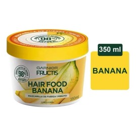 3 Pza Mascarilla Para Cabello Garnier Fructis Hair Food Bana