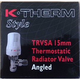 Ktherm 5060168224101 15 mm Thermostatic Radiator Valve and 10 mm Reversible TRV, Multi-Colour