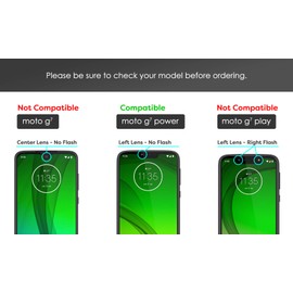 ENCASED Moto G7 Power Belt Case with Kickstand (2019 Slimline) Ultra Thin Cover w/Holster Clip - Black