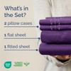 CGK Unlimited Queen Size 4 Piece Sheet Set - Comfy