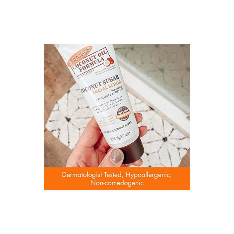 Palmers Coconut Oil Formula Exfoliante Facial con Azcar de Coco,