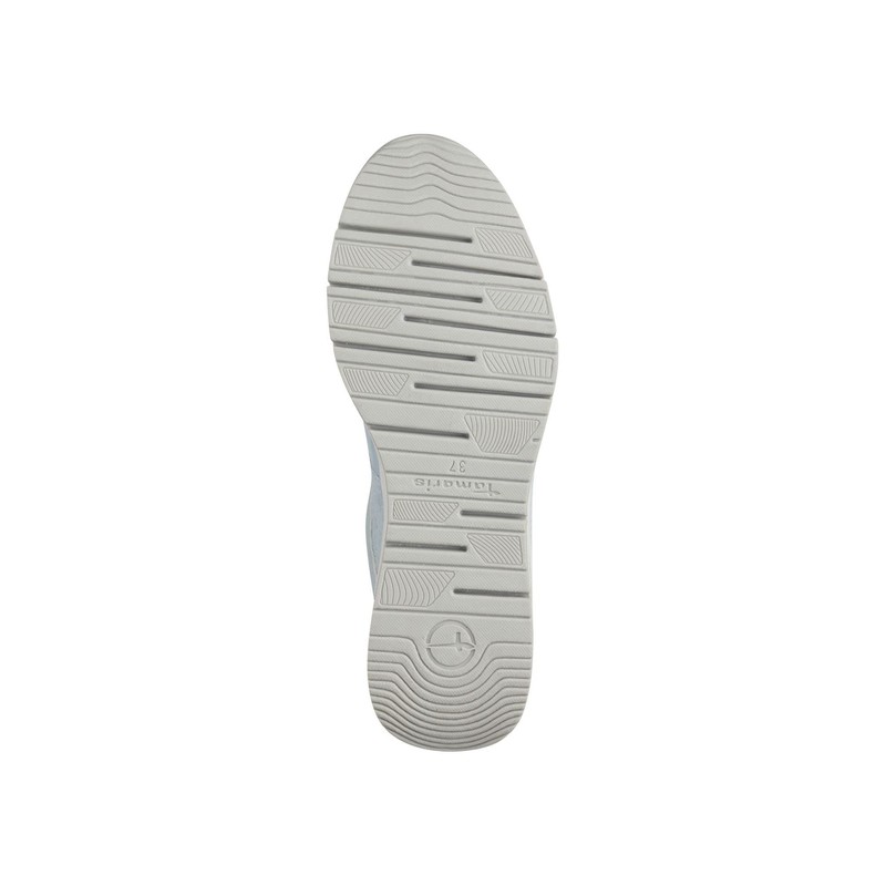 Tamaris Women's Comfortable Shoes, Lace-Up, Replaceable Footbed, Blue light blue