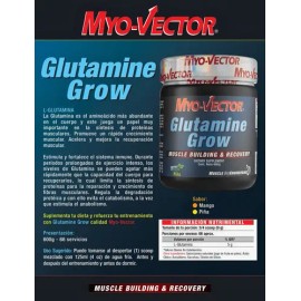 Myo-vector Glutamine Grow Sabor Mango De 600g                                                                                                         