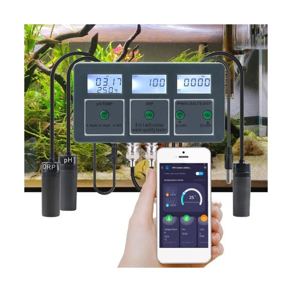 Sanpyl 8 in 1 Water Quality Tester, S.G EC Salt