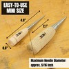 KAKURI Mini Scratch Awl Tool 4" - Tapered Awl for