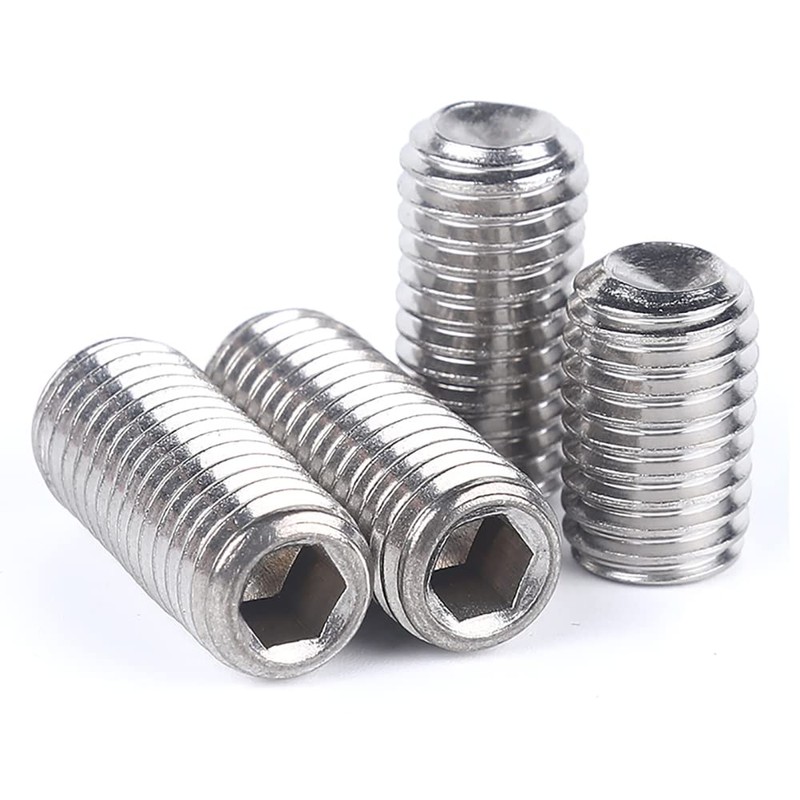 Set of 20 Hexagon Socket Set Screws M6 Screws Potato