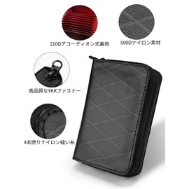 [TACTICAL GEEK] PC1 EDC Durable 11 Slots Nylon Card Case, Lightweight Round Zipper Minimalist Wallet for Men and Women, Shabby Design with Coin Purse, Ultra Lightweight and Waterproof (Camoflauge