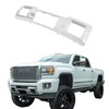 WFLNHB Chrome Front Bumper Skid Plate Panel 1 PCS Replacement