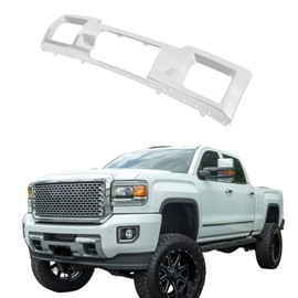 WFLNHB Chrome Front Bumper Skid Plate Panel 1 PCS Replacement for Sierra 2500HD 3500HD 2015-2019 23178780 23178964 GM1053103C GM1053104C