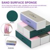 Adecco LLC 10 pcs 4 Way Colorful Nail Art Buffer