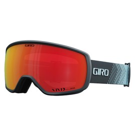 Giro Balance II Ski Goggles - Snowboard Goggles for Men, Women and Youth - Dark Shark Streaker Strap with Vivid Ember Lens