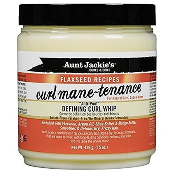 Aunt Jackies 426 g Flaxseed Mane TENANCE Curl Defining Whip by Aunt Jackie's