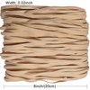 Foshine-Rubber bands large, Beige rubber band 8 inch 45 Pack