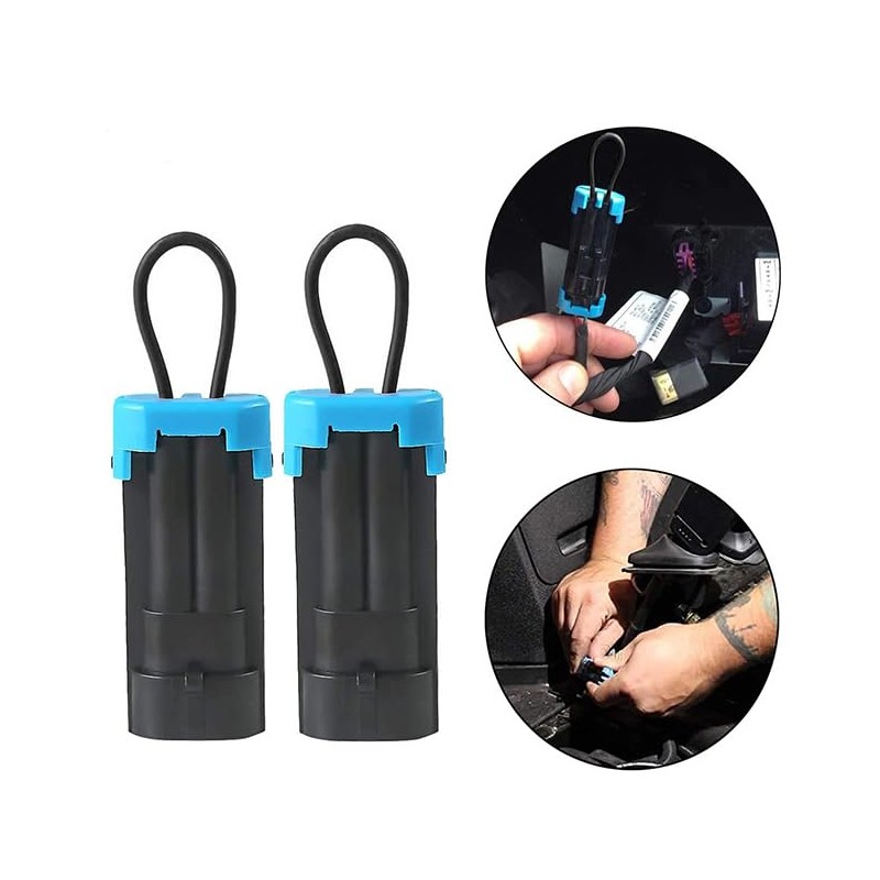 PLUSUTV 2PCS for Polaris Ranger Seat Belt Bypass for UTV