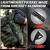 FUSIONKEI Pick Axe 8 in 1, Folding Pickaxe Mattock with