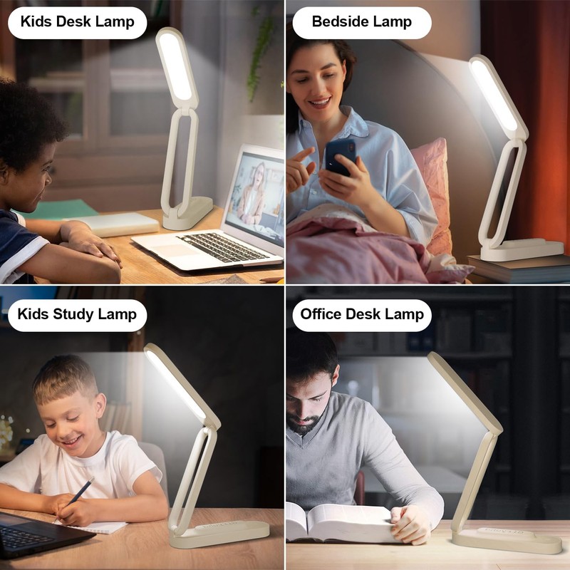 Giryuhd LED Desk Lamp for Office Home & Battery Operated