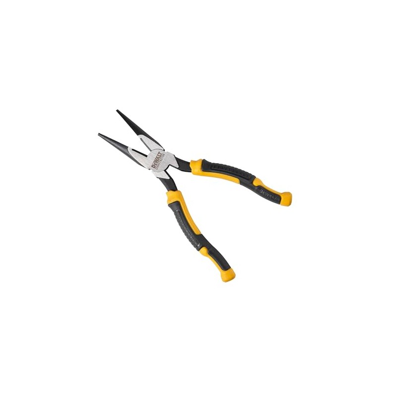 Dewalt Long Nose Pliers 200mm. Crafted from Chrome Vanadium Steel