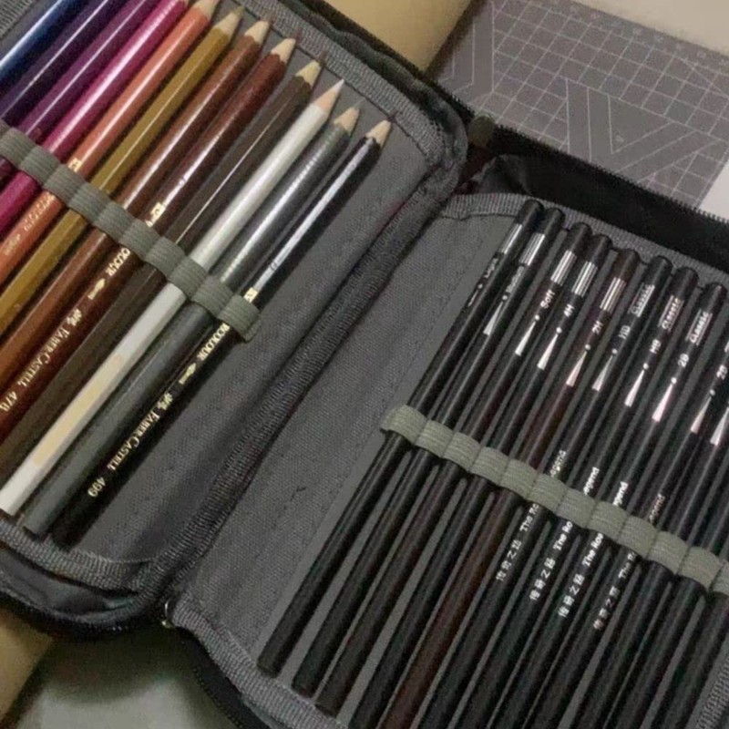 Large Pencil Case, 72 Slots Multi-Layer Pencil Case Large Capacity
