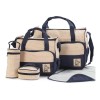 BOSSCO Set 5 Bolsas Panaleras Cambiador Bebe Botella Viaje Multiuso