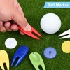 PATIKIL Golf Divot Repair Tool, 18 Pack Plastic Golf Divot