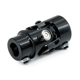 ALEJEKNA 1" DD X 3/4" DD Steering Shaft Universal U Joint Coupler (Single/Black)