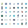 BulbaCraft Marine Biology Stickers for Water Bottle and Laptop -